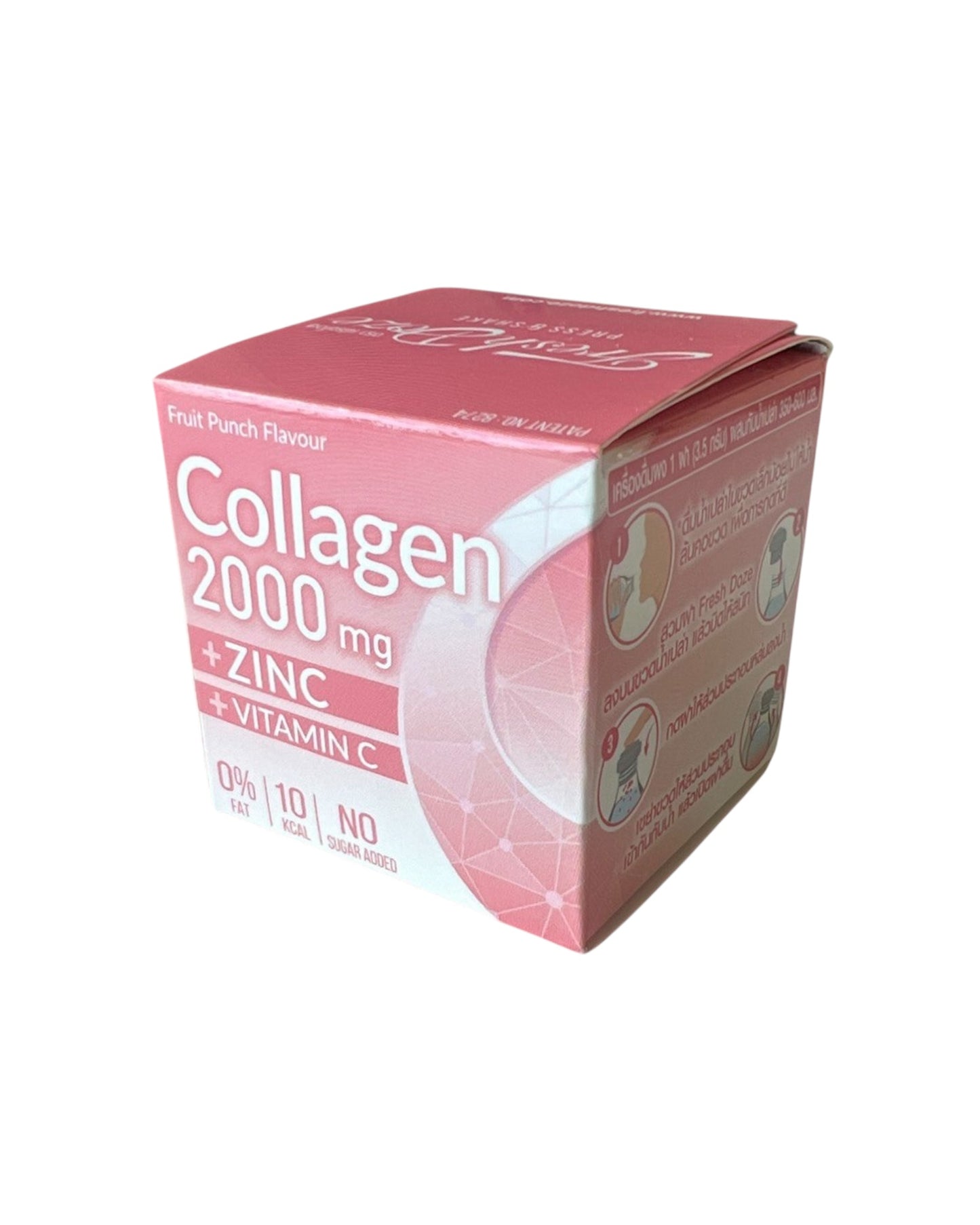 Collagen 2000 mg + Zink & Vitamin C – Fruit Punch Geschmack - KapselKraft