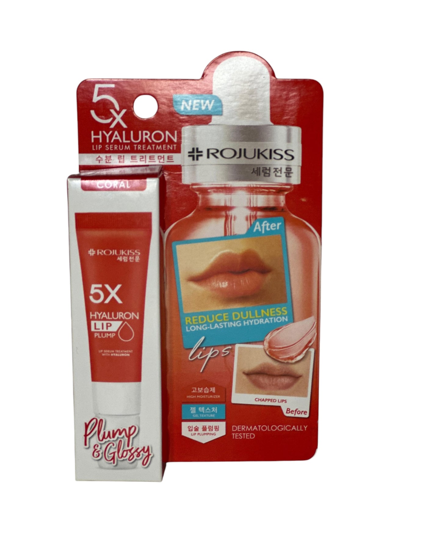 Rojukiss 5X Hyaluron Coral Lip Serum Treatment - KapselKraft