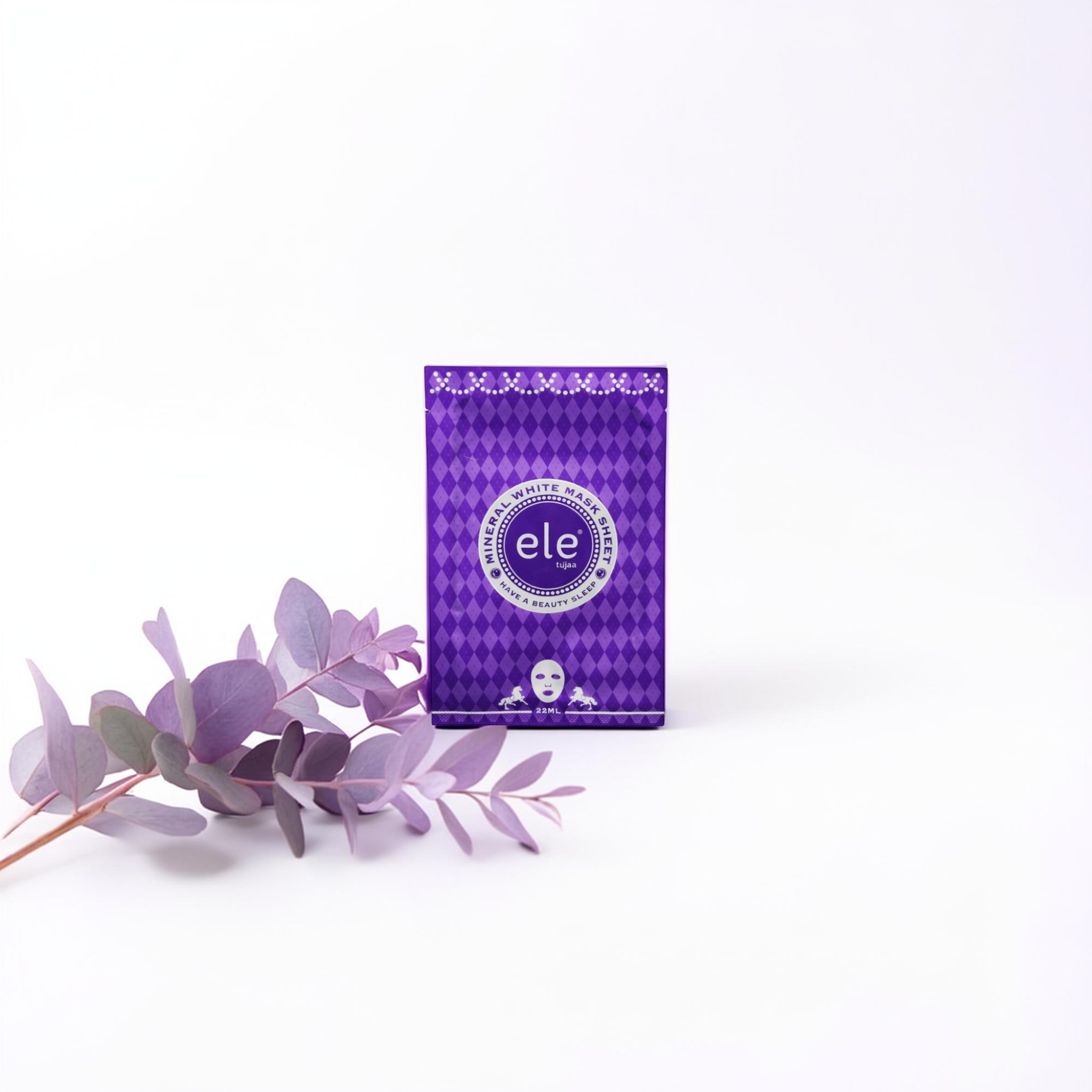 Aufhellende Tuchmaske – Mineralien für strahlende Haut & Pflege