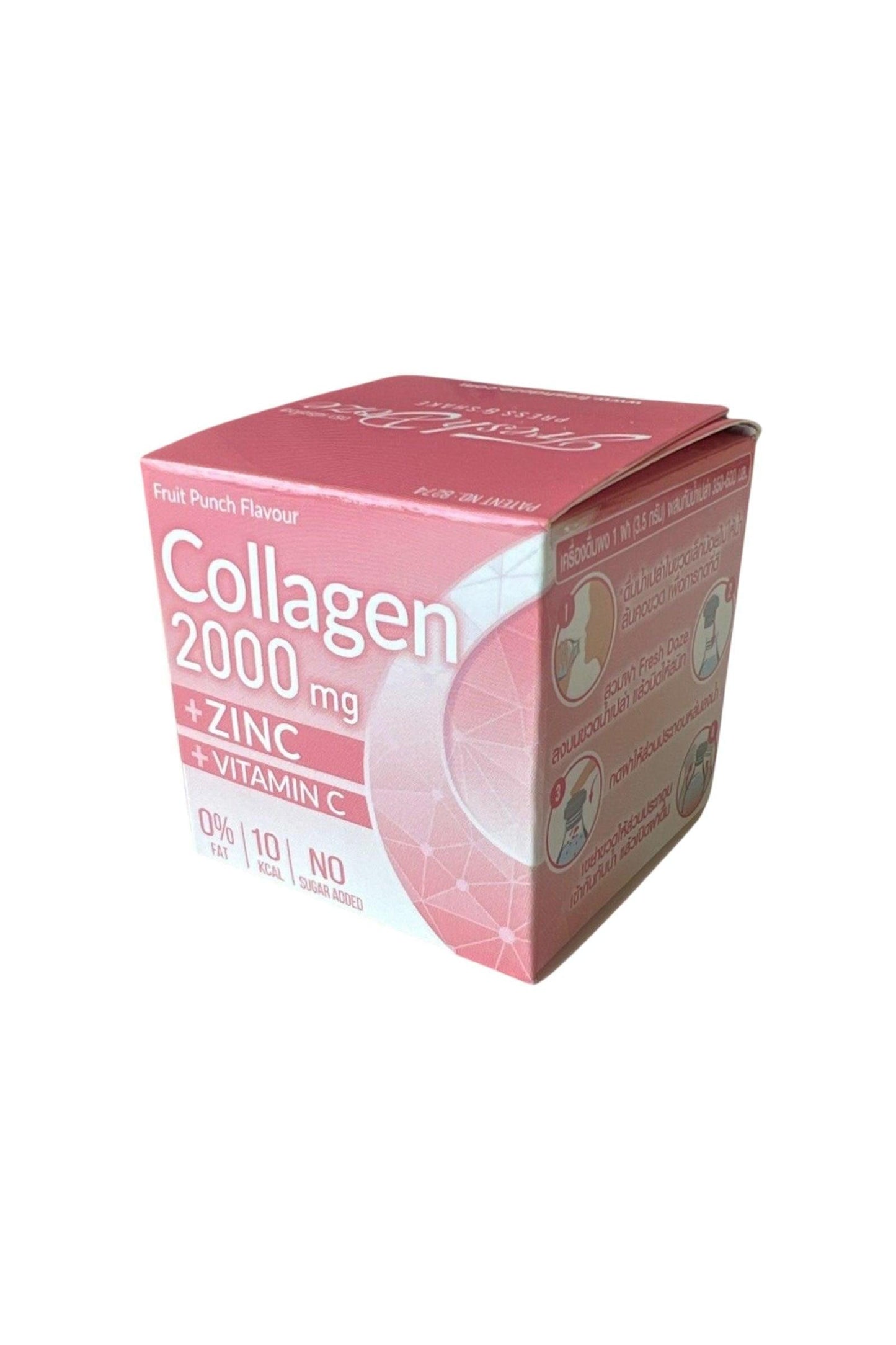 Collagen 2000 mg + Zink & Vitamin C – Fruit Punch Geschmack
