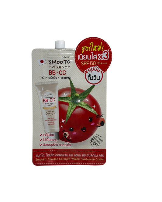 Smooto Tomato Collagen BB&CC Sunscreen Cream