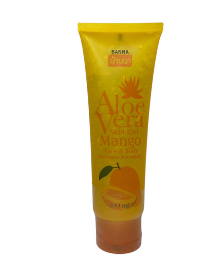 Erfrischendes Hautgel Mango mit Aloe Vera - Gesicht und Körper - KapselKraft