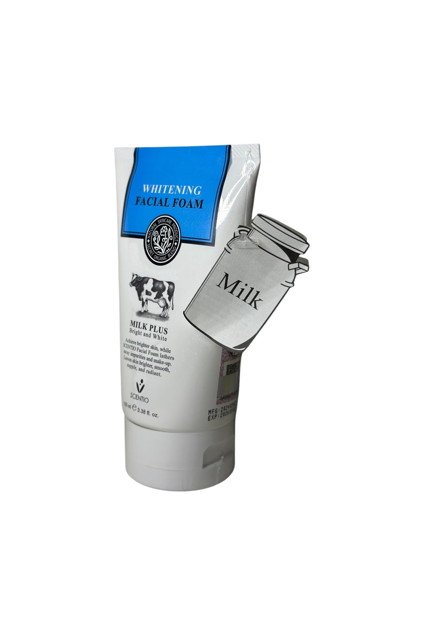 Scentio Milk Plus Co-Enzyme Q10 Facial Foam