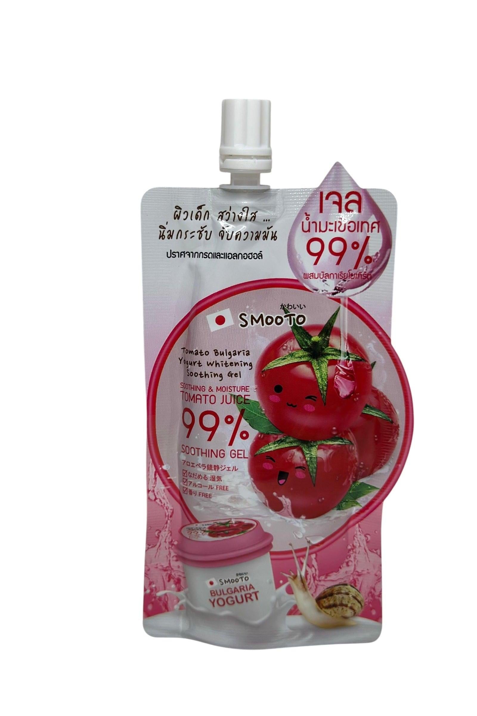 Smooto Tomato Bulgaria Yogurt Whitening Soothing Gel